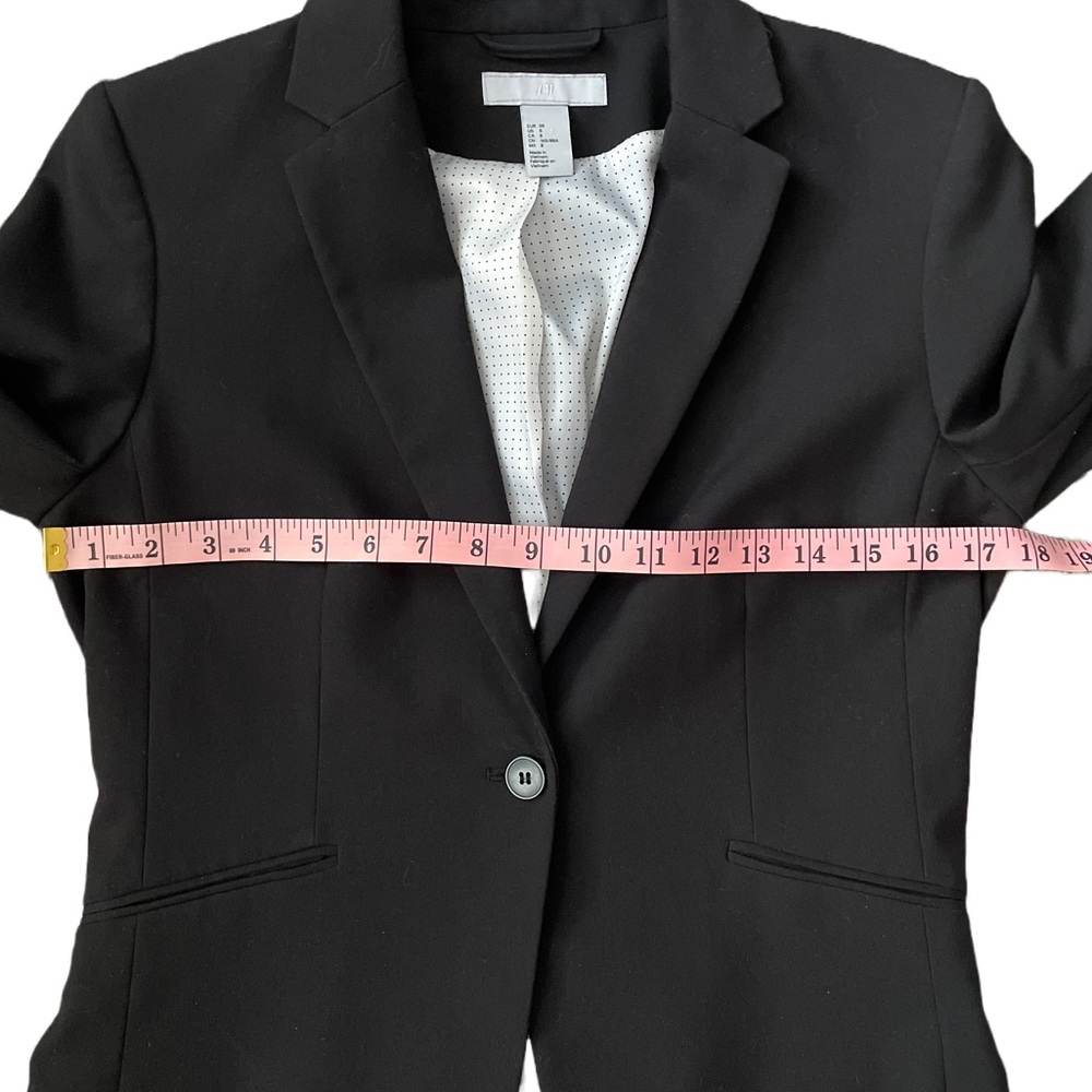 H&M Black Fitted Blazer - Picture 5 of 9